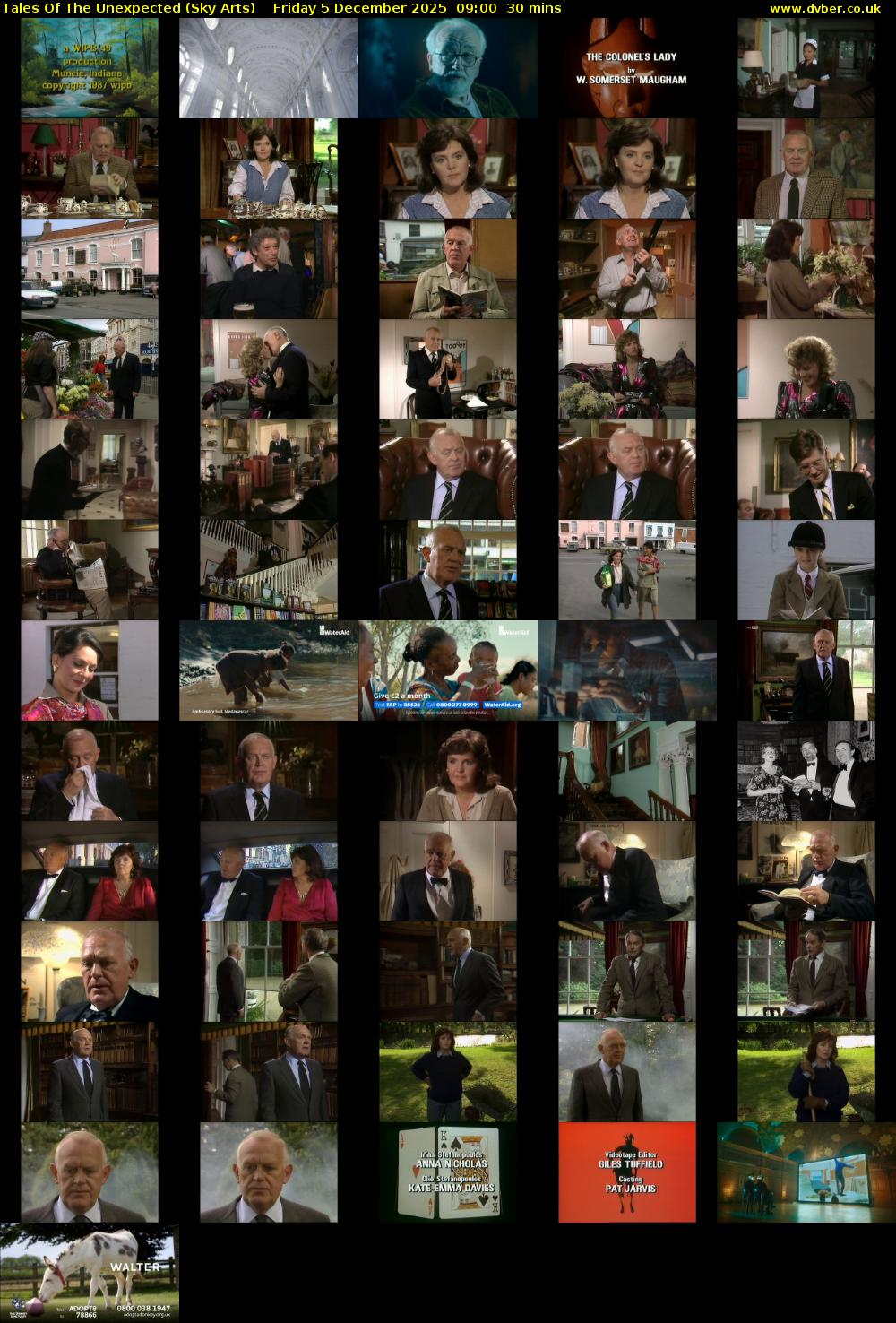 Tales Of The Unexpected (Sky Arts) Friday 5 December 2025 09:00 - 09:30