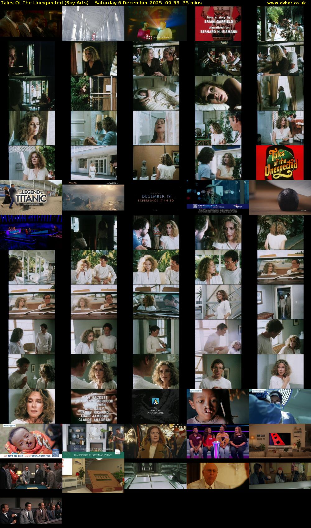 Tales Of The Unexpected (Sky Arts) Saturday 6 December 2025 09:35 - 10:10