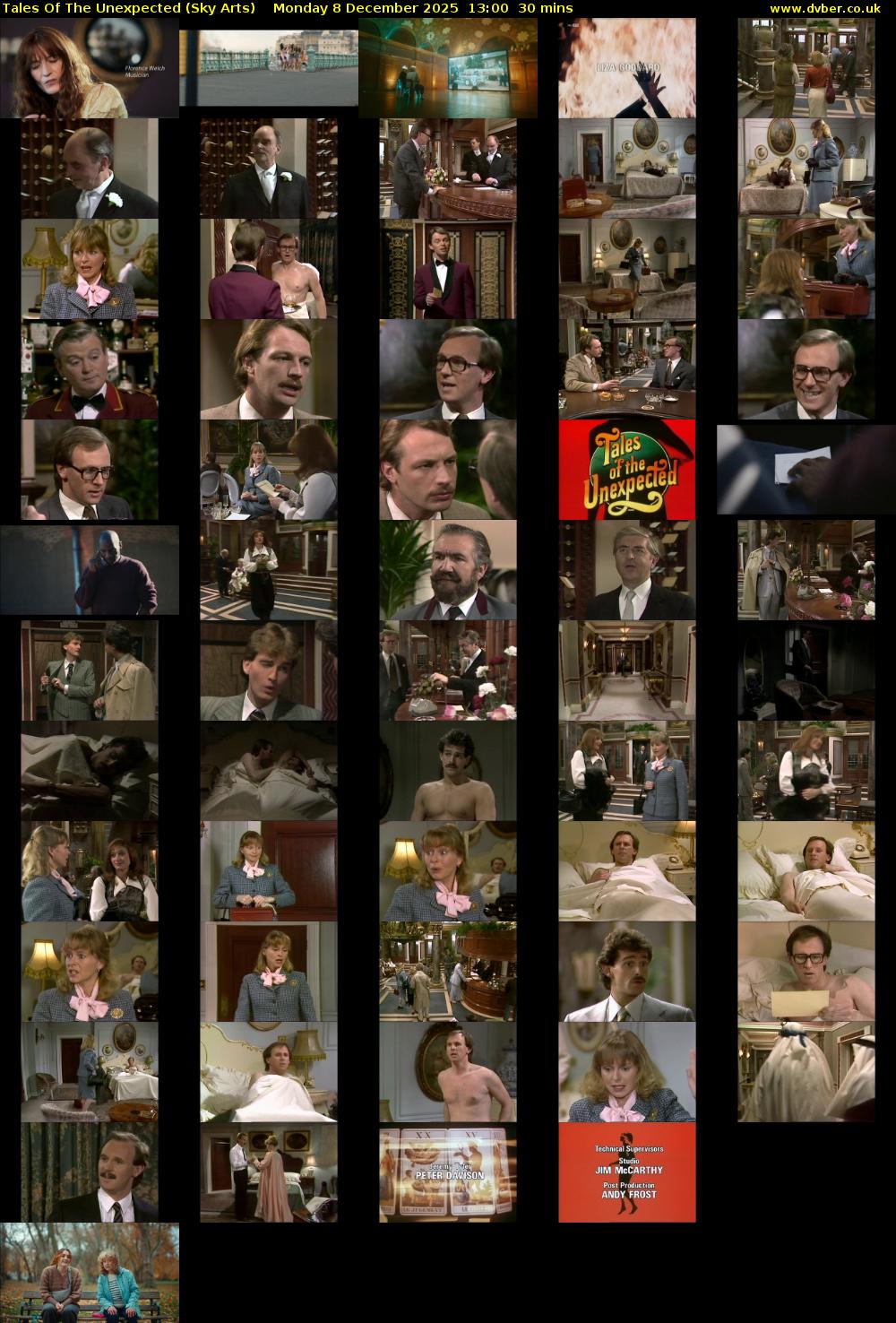 Tales Of The Unexpected (Sky Arts) Monday 8 December 2025 13:00 - 13:30
