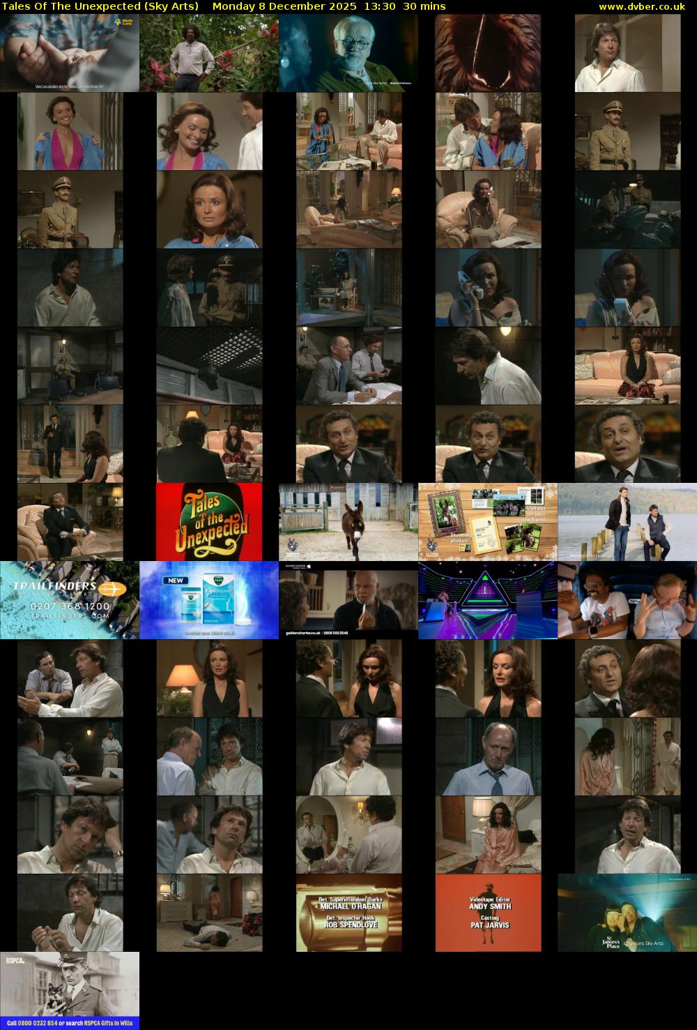 Tales Of The Unexpected (Sky Arts) Monday 8 December 2025 13:30 - 14:00