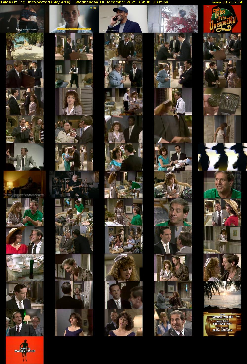 Tales Of The Unexpected (Sky Arts) Wednesday 10 December 2025 09:30 - 10:00