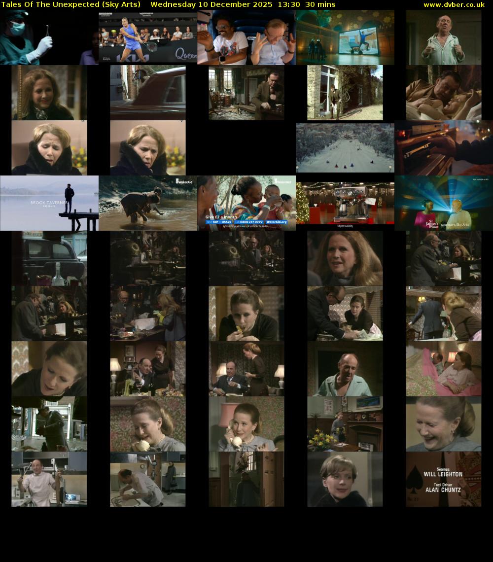 Tales Of The Unexpected (Sky Arts) Wednesday 10 December 2025 13:30 - 14:00