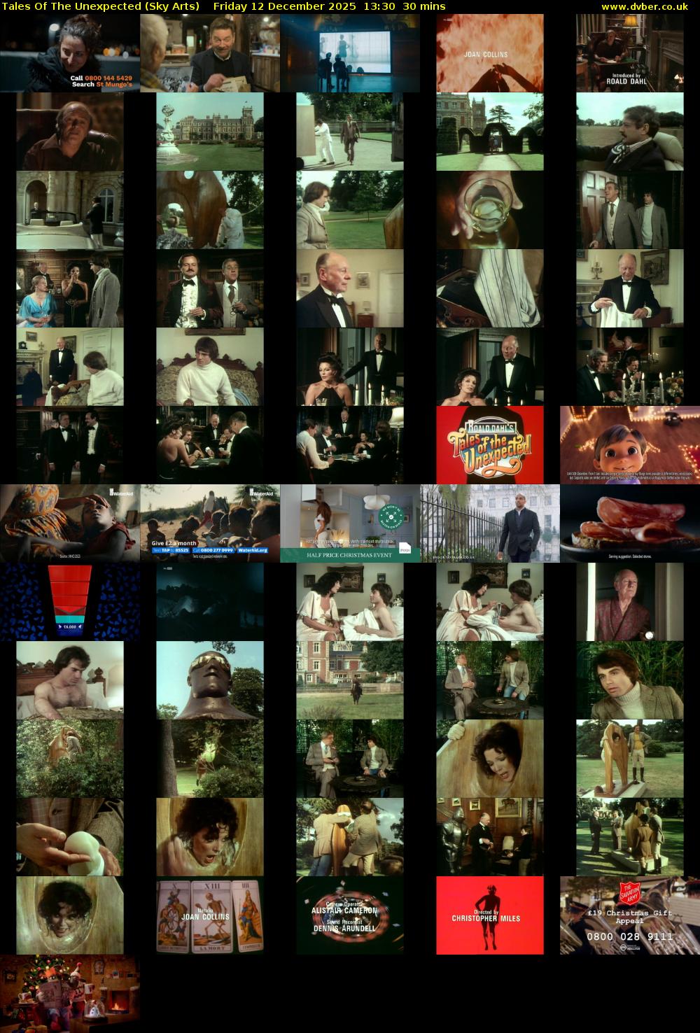 Tales Of The Unexpected (Sky Arts) Friday 12 December 2025 13:30 - 14:00