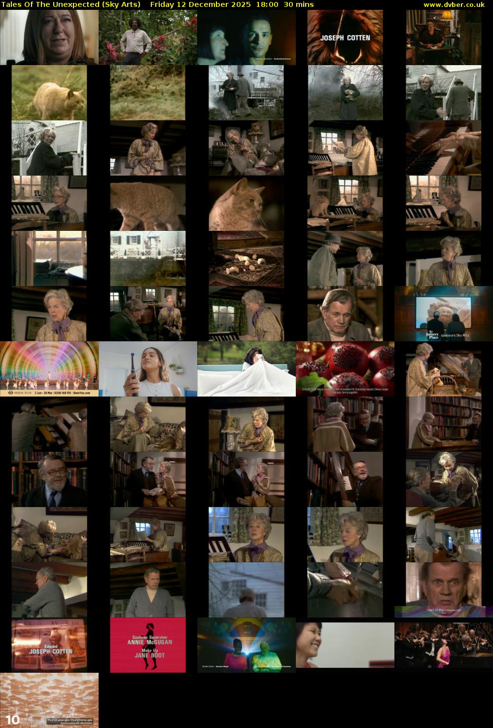 Tales Of The Unexpected (Sky Arts) Friday 12 December 2025 18:00 - 18:30