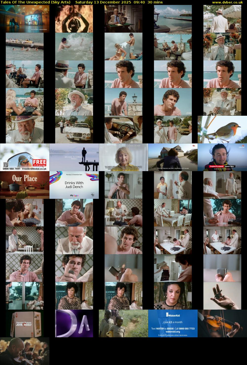 Tales Of The Unexpected (Sky Arts) Saturday 13 December 2025 09:40 - 10:10