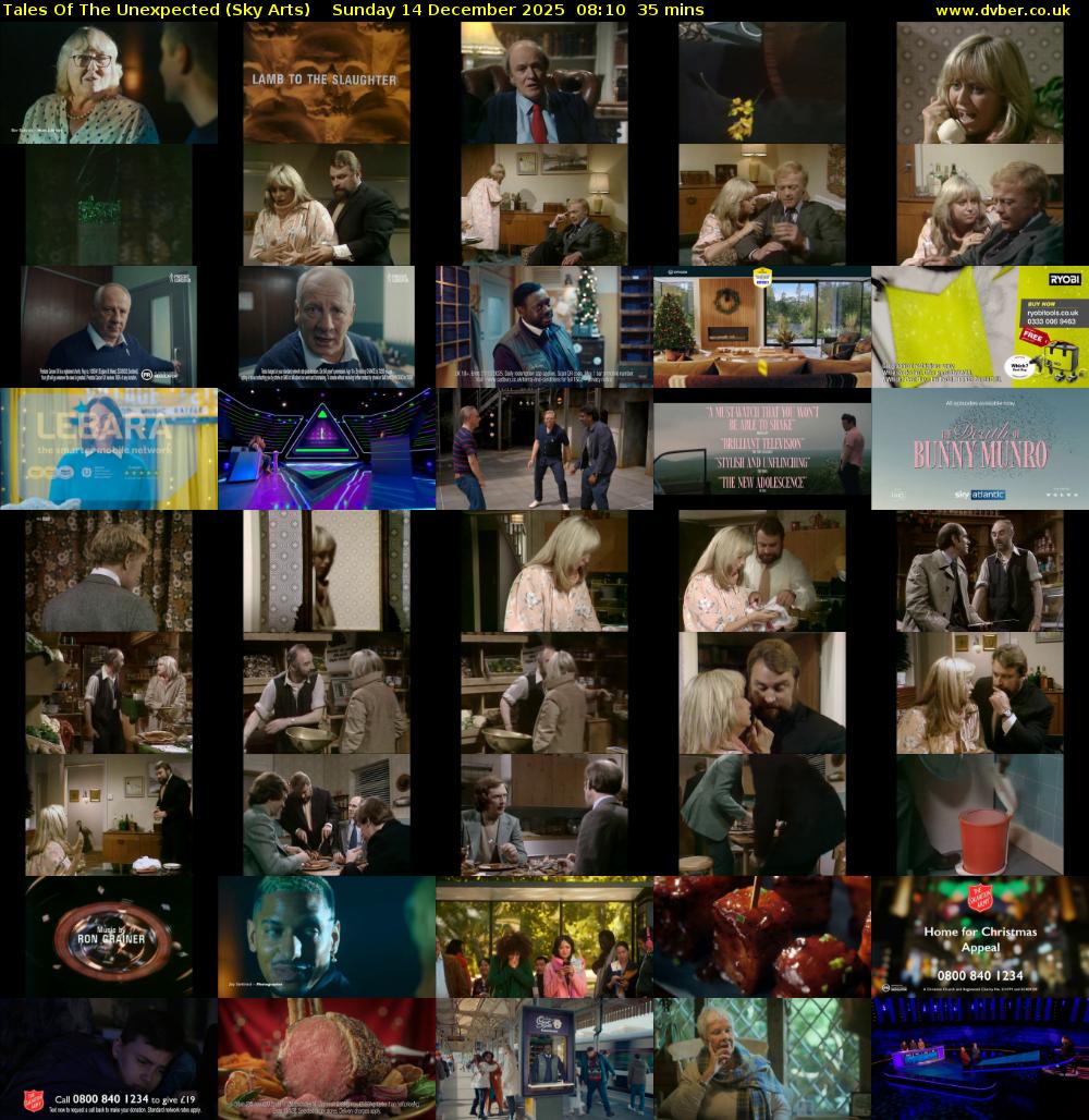 Tales Of The Unexpected (Sky Arts) Sunday 14 December 2025 08:10 - 08:45