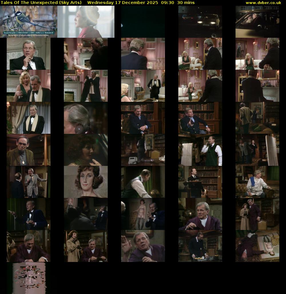 Tales Of The Unexpected (Sky Arts) Wednesday 17 December 2025 09:30 - 10:00