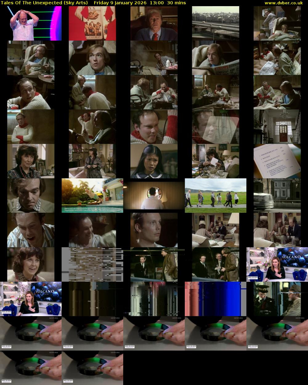 Tales Of The Unexpected (Sky Arts) Friday 9 January 2026 13:00 - 13:30