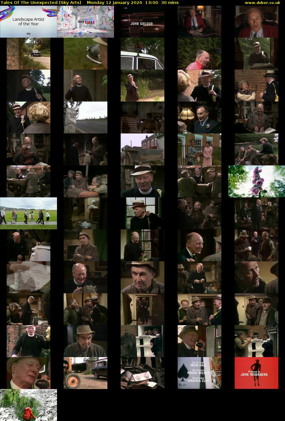 Tales Of The Unexpected (Sky Arts) Monday 12 January 2026 13:00 - 13:30