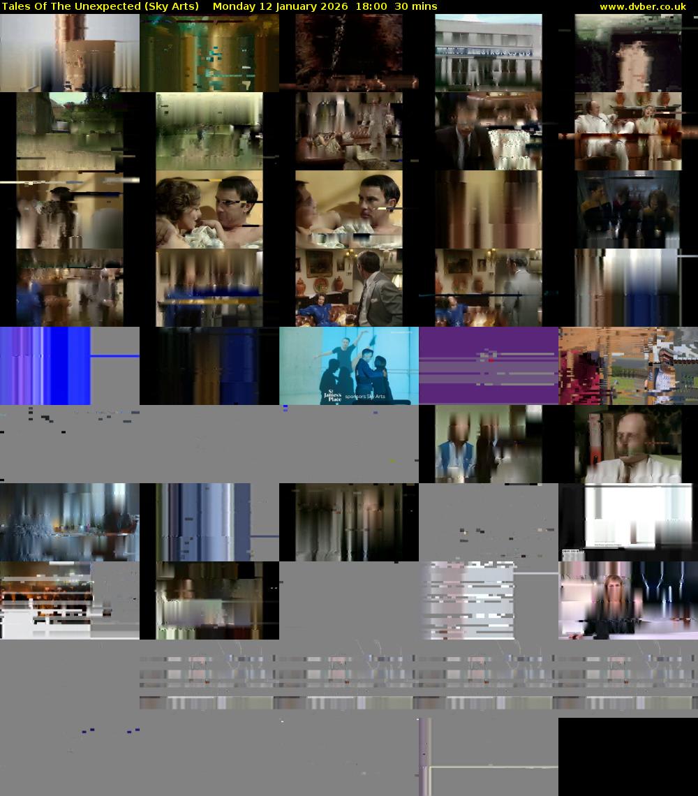 Tales Of The Unexpected (Sky Arts) Monday 12 January 2026 18:00 - 18:30