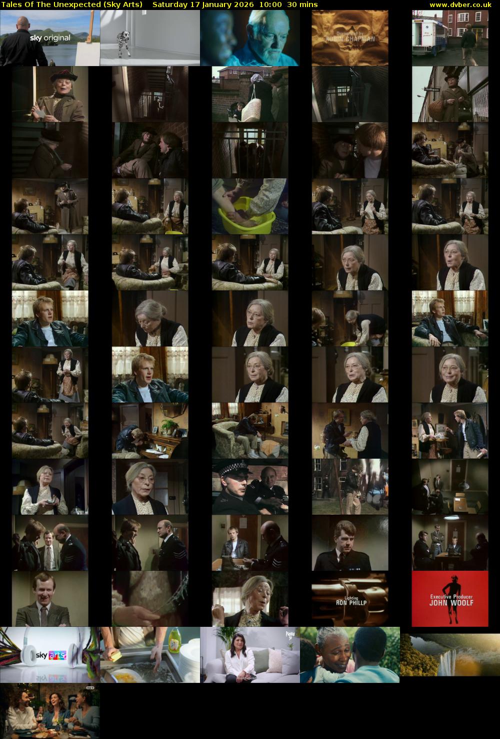 Tales Of The Unexpected (Sky Arts) Saturday 17 January 2026 10:00 - 10:30