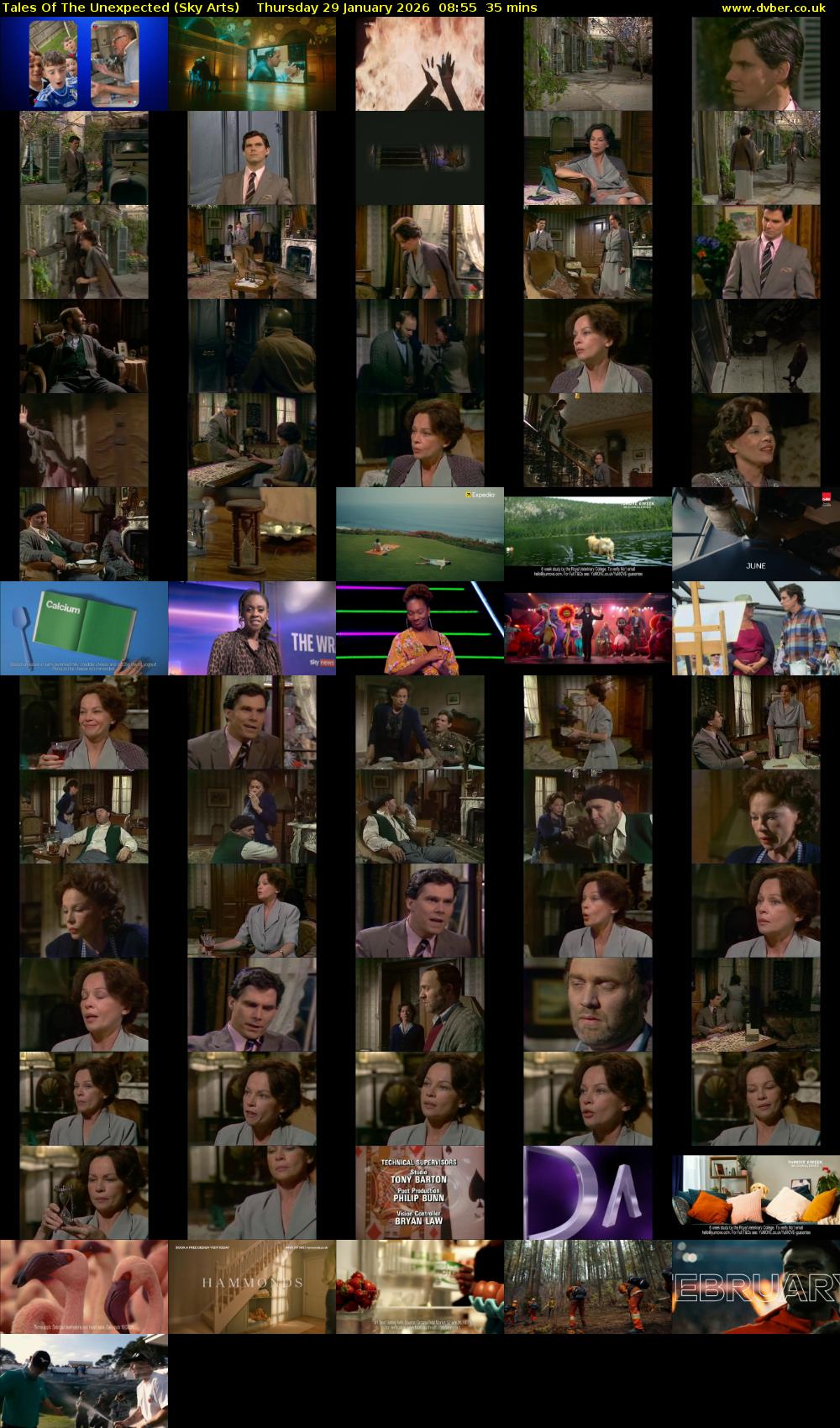 Tales Of The Unexpected (Sky Arts) Thursday 29 January 2026 08:55 - 09:30