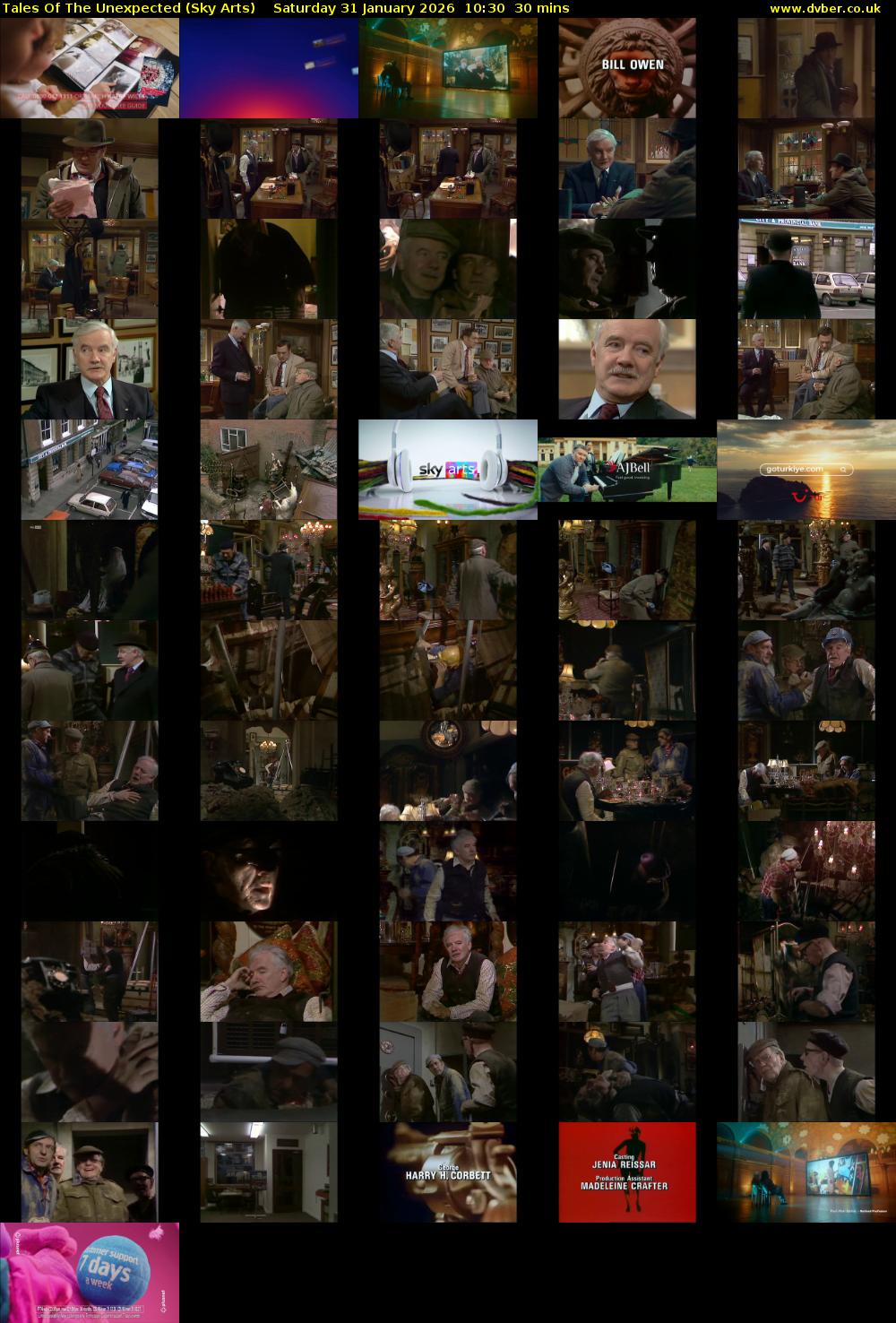 Tales Of The Unexpected (Sky Arts) Saturday 31 January 2026 10:30 - 11:00