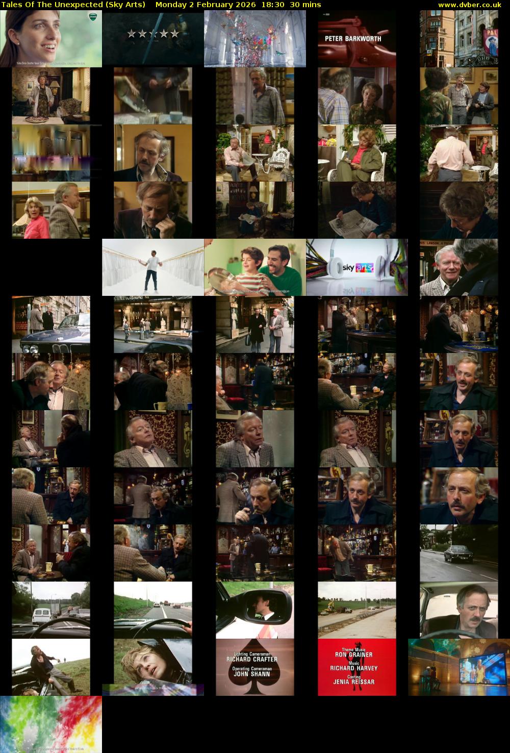 Tales Of The Unexpected (Sky Arts) Monday 2 February 2026 18:30 - 19:00