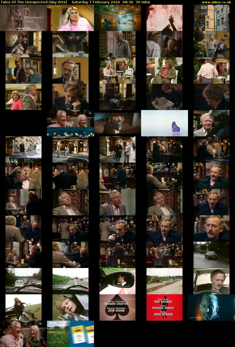 Tales Of The Unexpected (Sky Arts) Saturday 7 February 2026 08:30 - 09:00