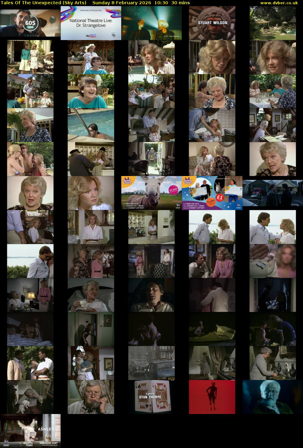 Tales Of The Unexpected (Sky Arts) Sunday 8 February 2026 10:30 - 11:00