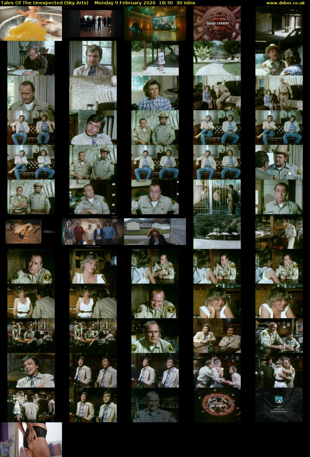 Tales Of The Unexpected (Sky Arts) Monday 9 February 2026 18:30 - 19:00