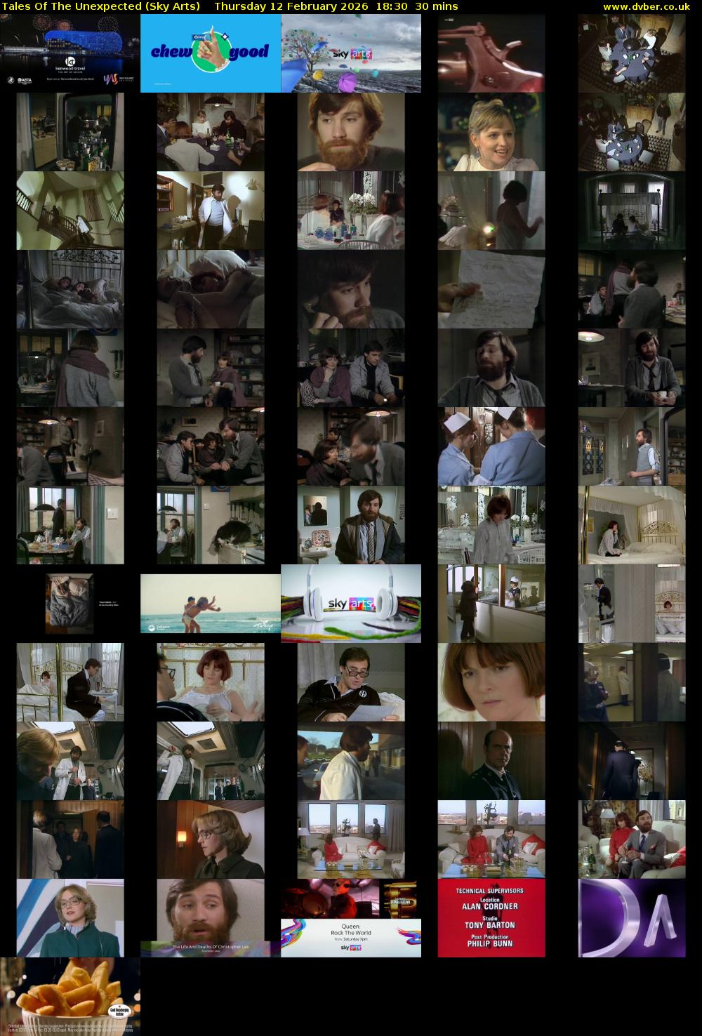 Tales Of The Unexpected (Sky Arts) Thursday 12 February 2026 18:30 - 19:00