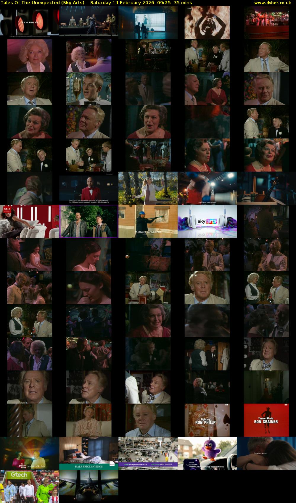 Tales Of The Unexpected (Sky Arts) Saturday 14 February 2026 09:25 - 10:00