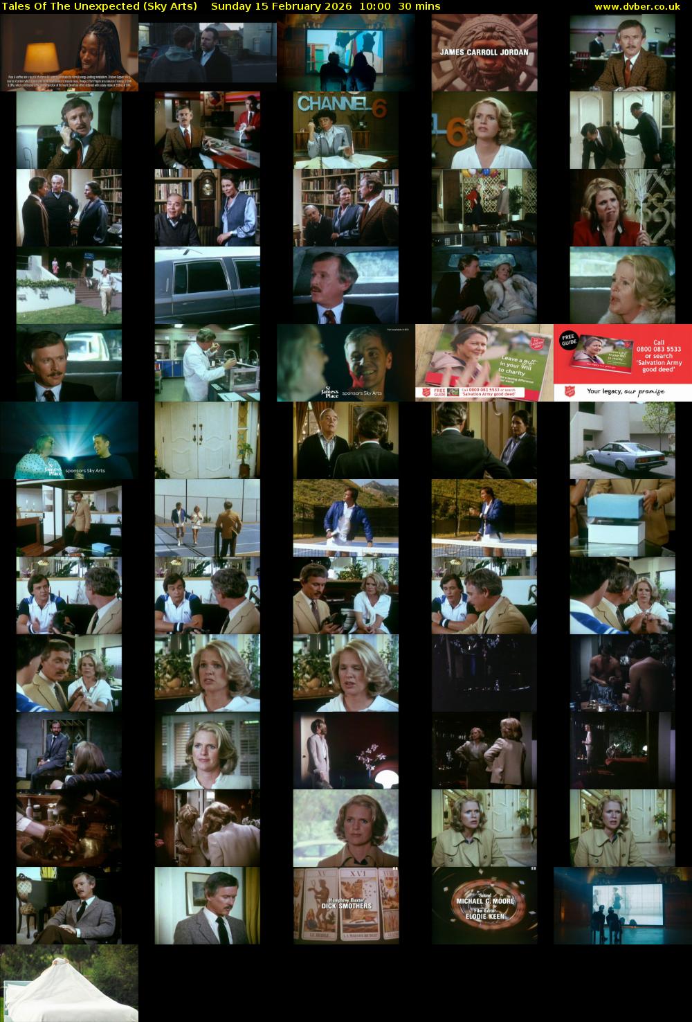 Tales Of The Unexpected (Sky Arts) Sunday 15 February 2026 10:00 - 10:30