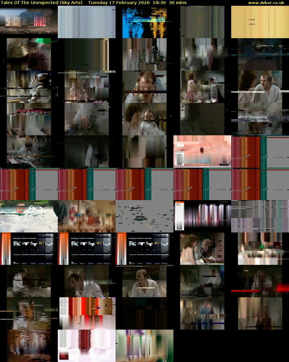 Tales Of The Unexpected (Sky Arts) Tuesday 17 February 2026 18:30 - 19:00