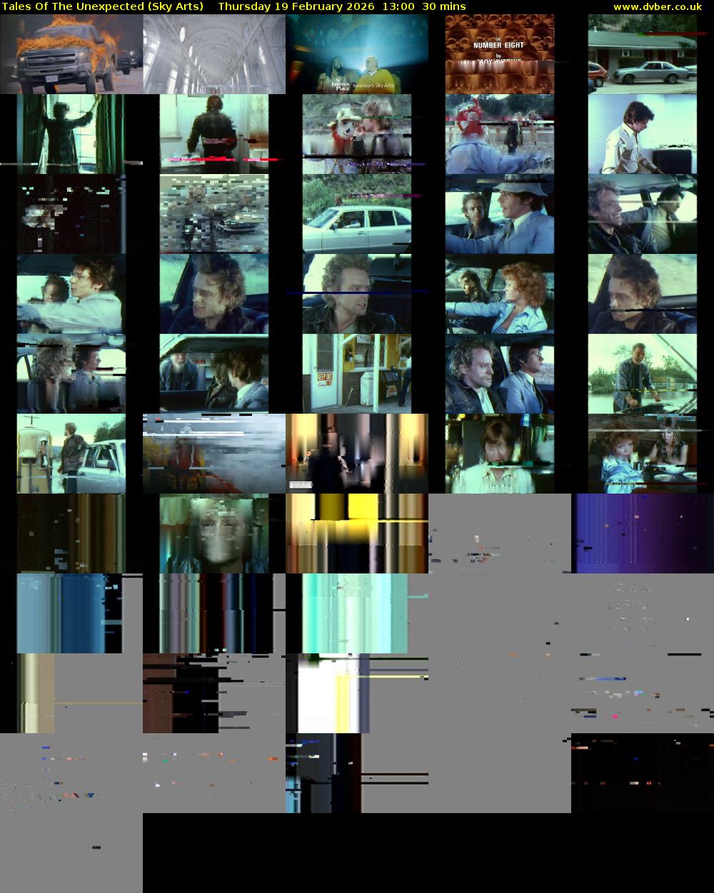 Tales Of The Unexpected (Sky Arts) Thursday 19 February 2026 13:00 - 13:30