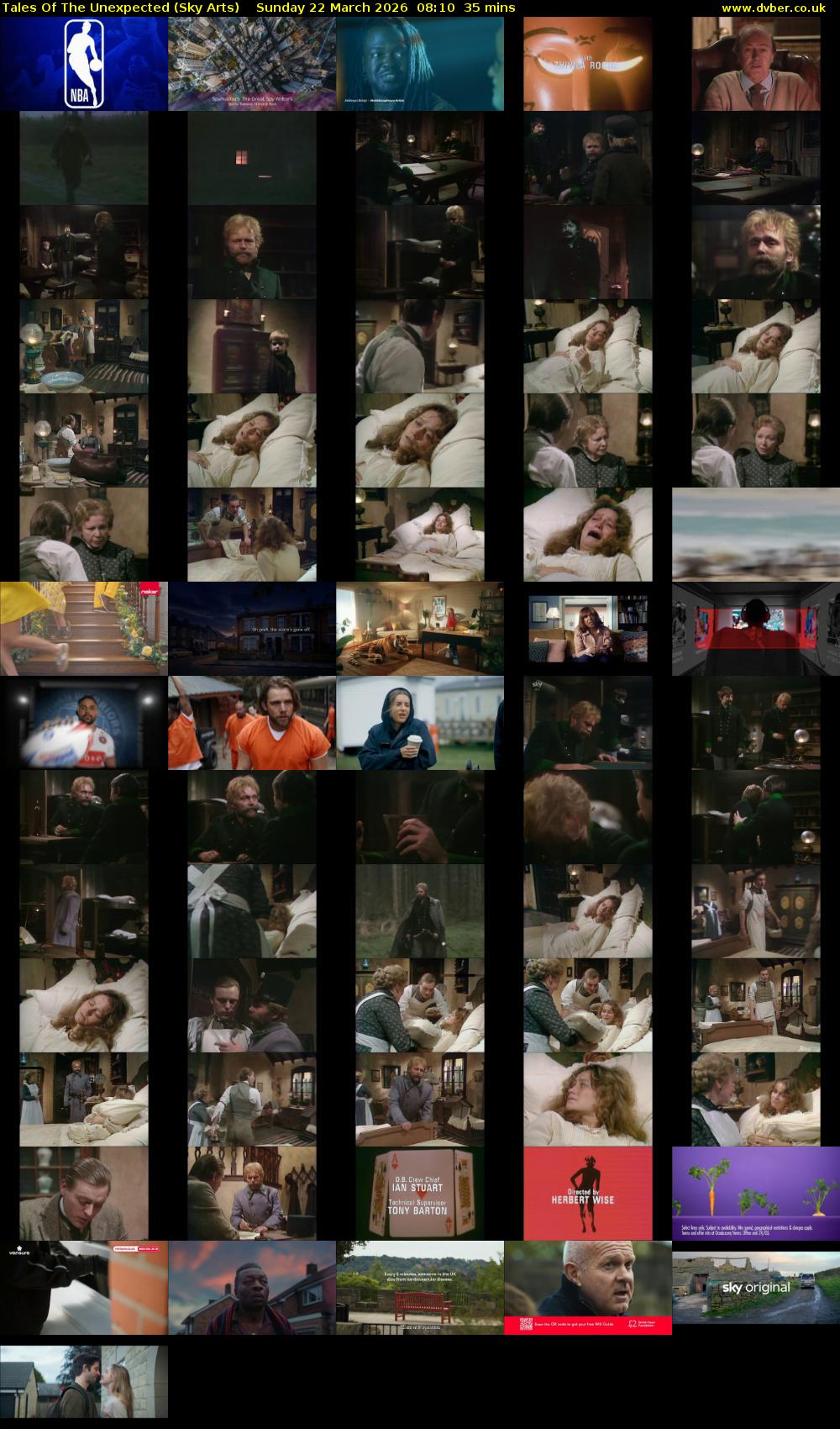 Tales Of The Unexpected (Sky Arts) Sunday 22 March 2026 08:10 - 08:45