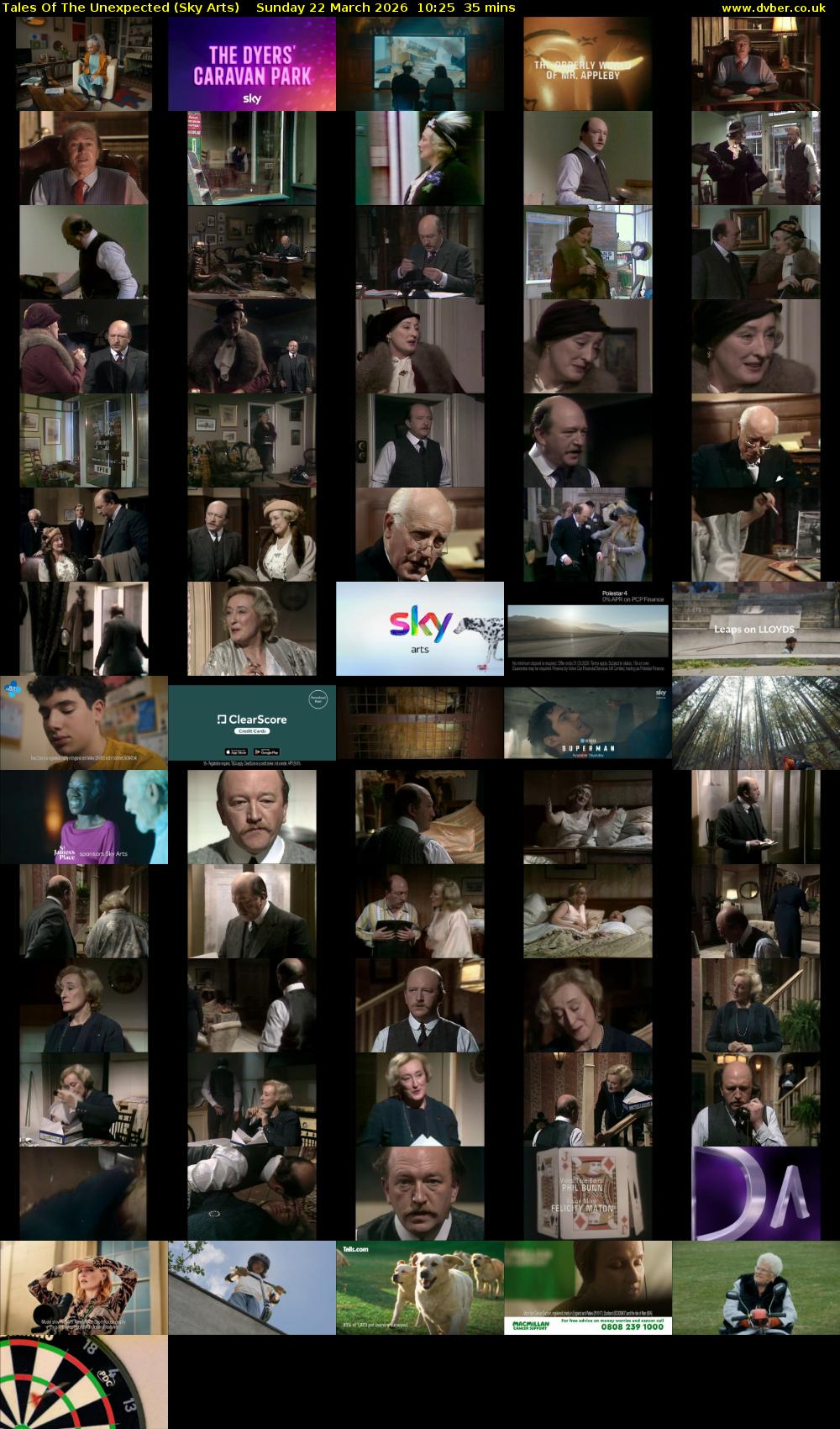 Tales Of The Unexpected (Sky Arts) Sunday 22 March 2026 10:25 - 11:00