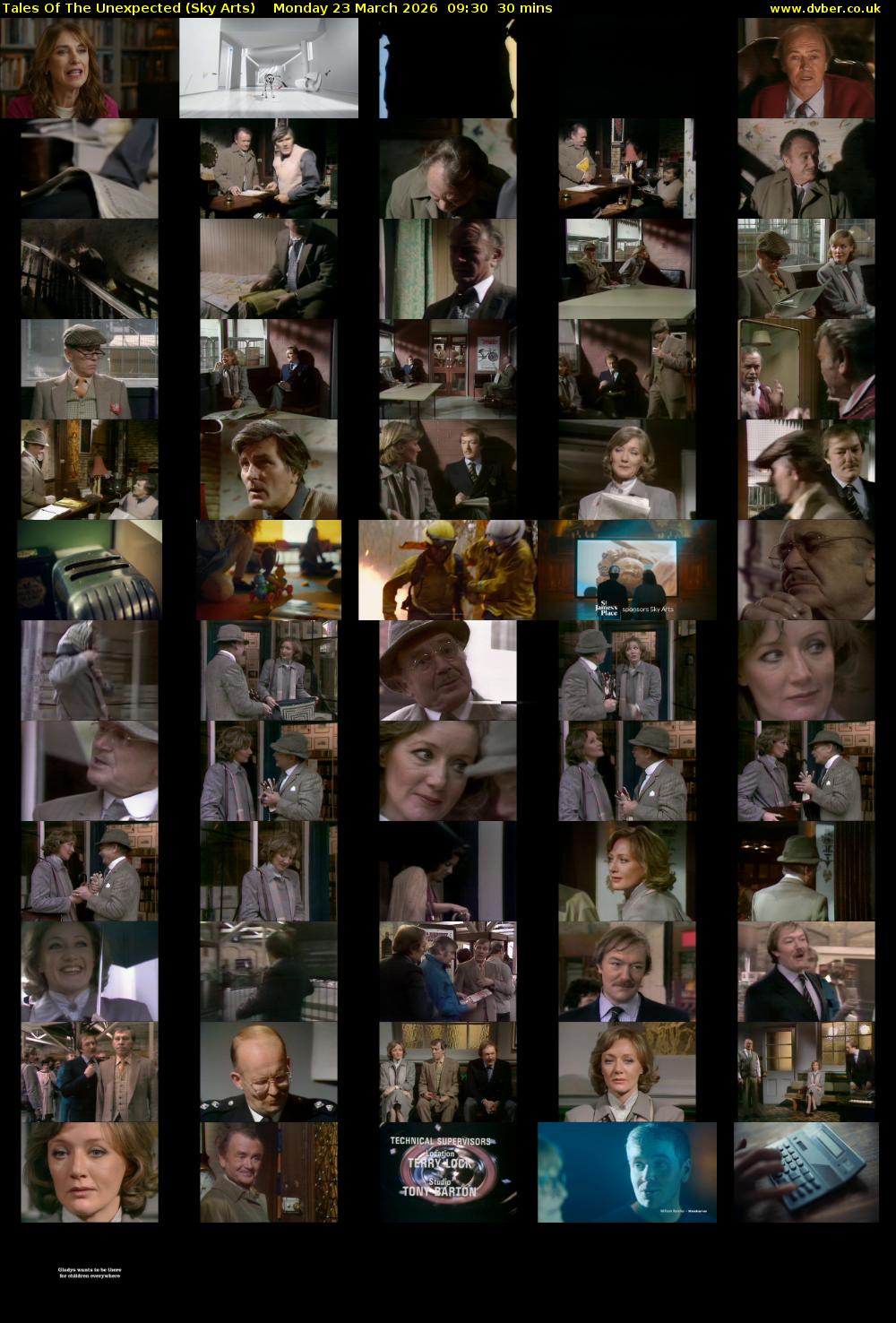 Tales Of The Unexpected (Sky Arts) Monday 23 March 2026 09:30 - 10:00