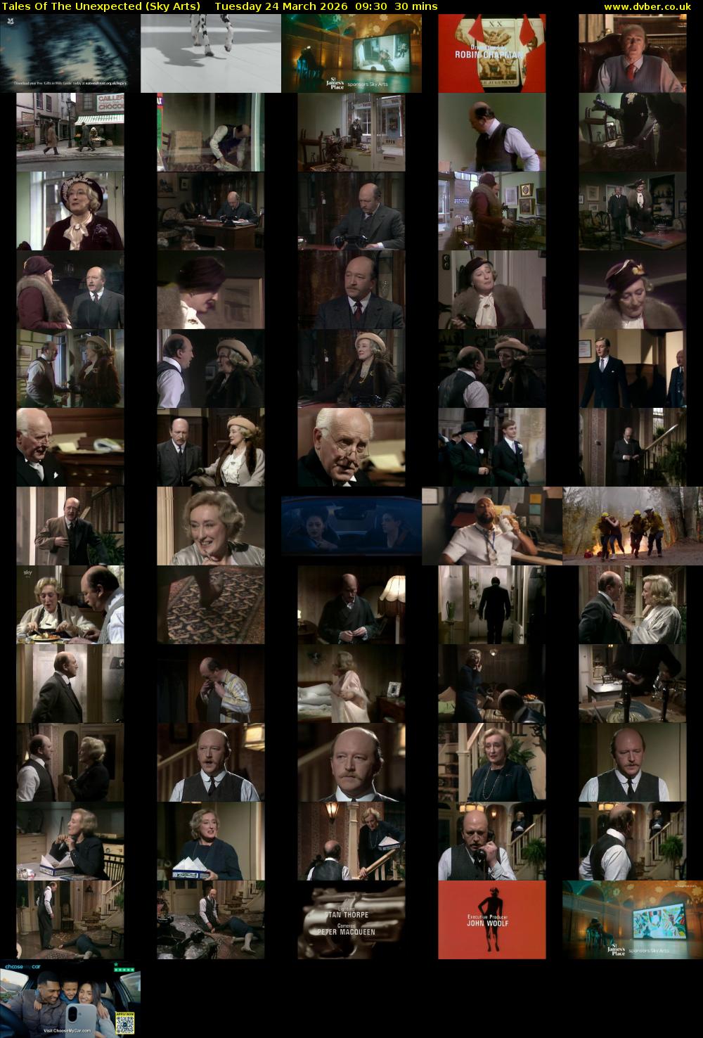 Tales Of The Unexpected (Sky Arts) Tuesday 24 March 2026 09:30 - 10:00