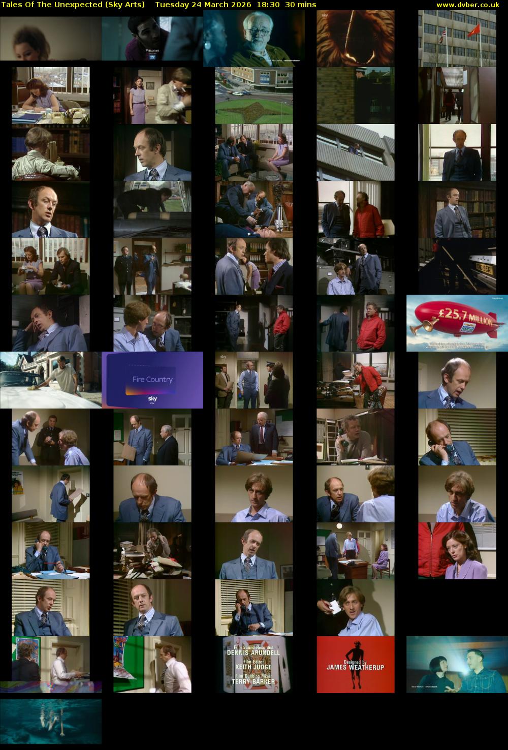 Tales Of The Unexpected (Sky Arts) Tuesday 24 March 2026 18:30 - 19:00