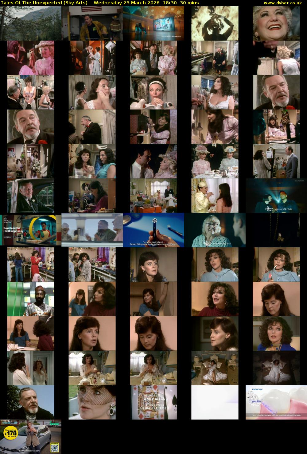 Tales Of The Unexpected (Sky Arts) Wednesday 25 March 2026 18:30 - 19:00