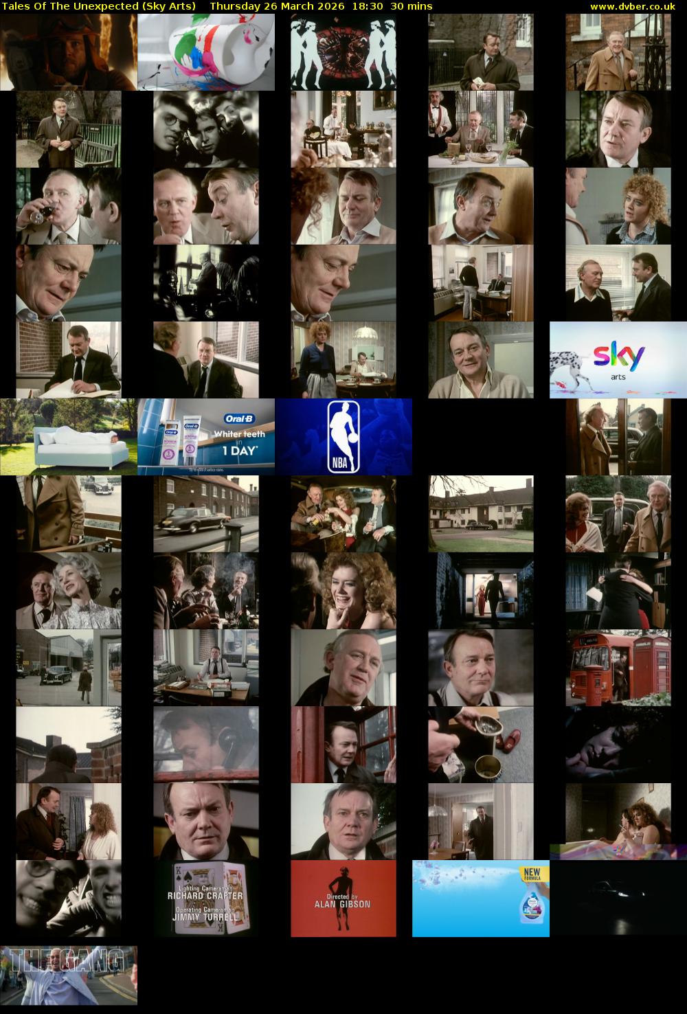 Tales Of The Unexpected (Sky Arts) Thursday 26 March 2026 18:30 - 19:00
