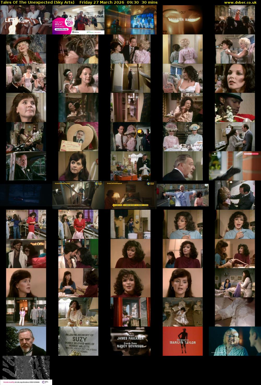 Tales Of The Unexpected (Sky Arts) Friday 27 March 2026 09:30 - 10:00