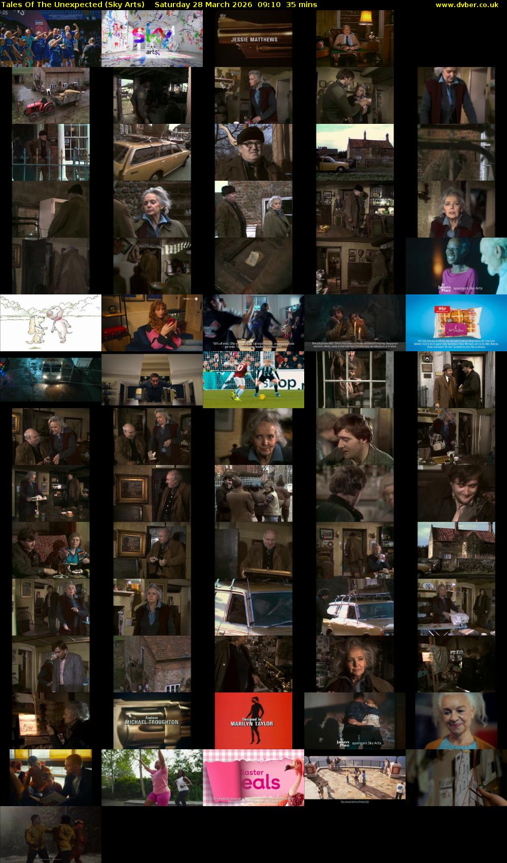 Tales Of The Unexpected (Sky Arts) Saturday 28 March 2026 09:10 - 09:45