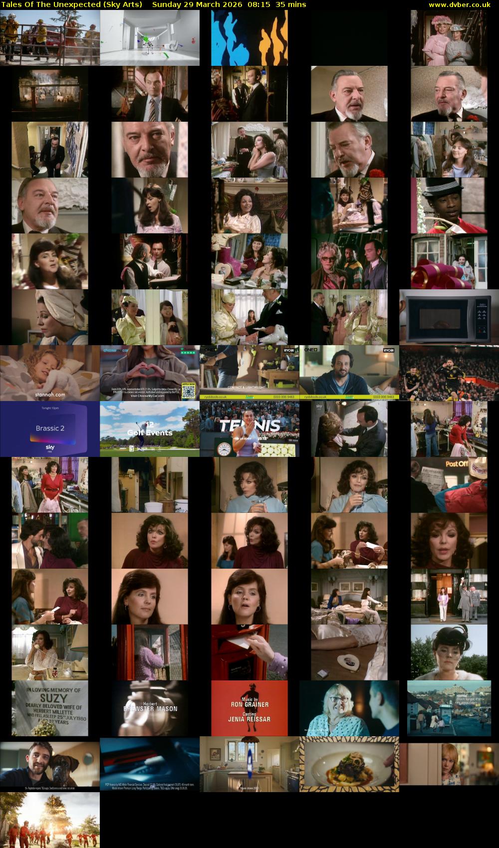 Tales Of The Unexpected (Sky Arts) Sunday 29 March 2026 08:15 - 08:50