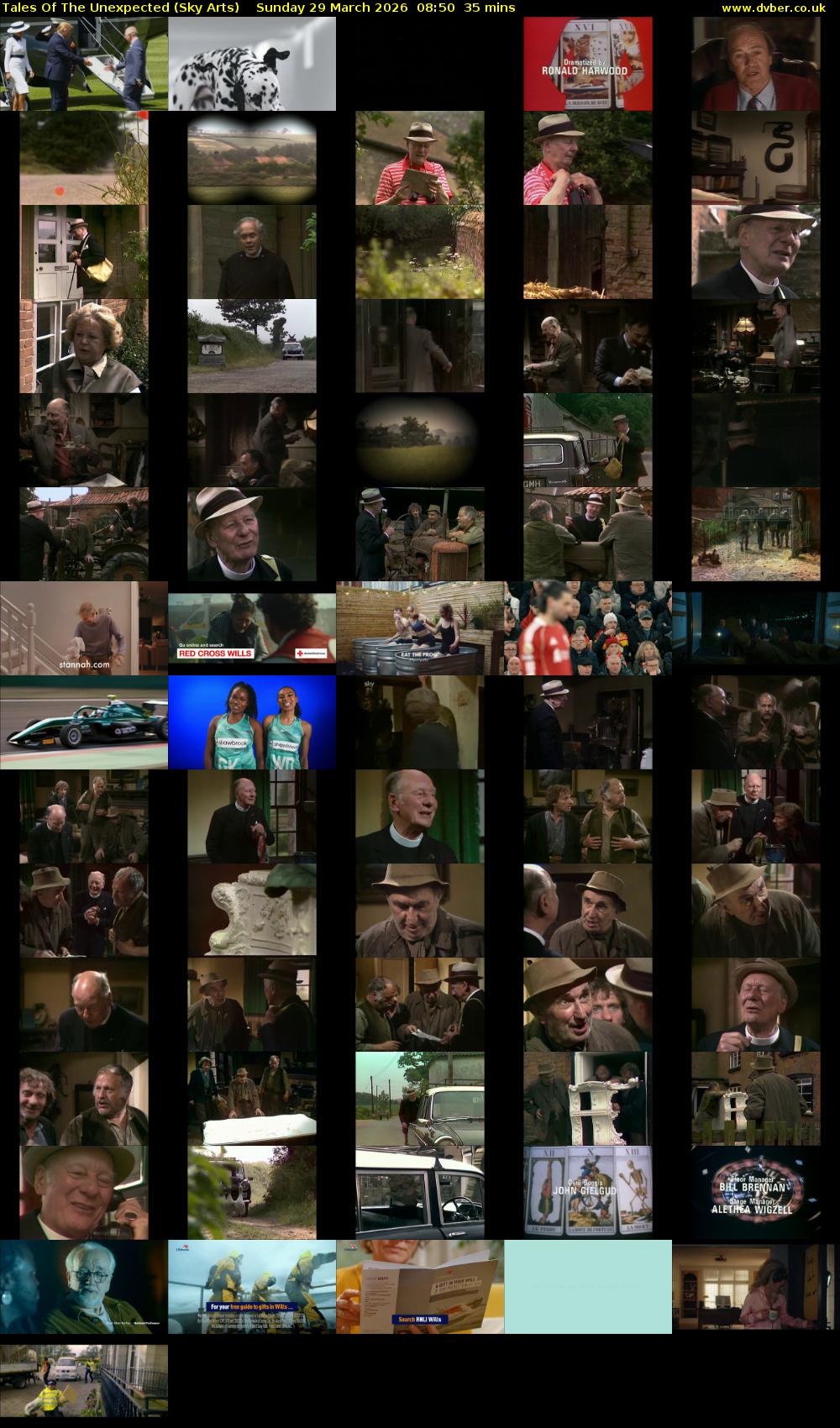 Tales Of The Unexpected (Sky Arts) Sunday 29 March 2026 08:50 - 09:25