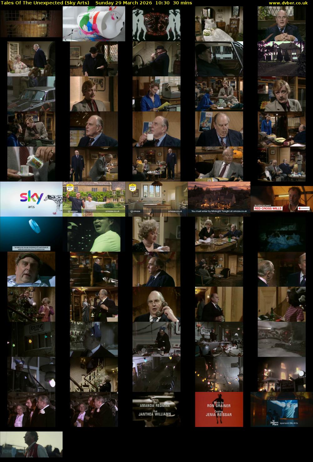 Tales Of The Unexpected (Sky Arts) Sunday 29 March 2026 10:30 - 11:00