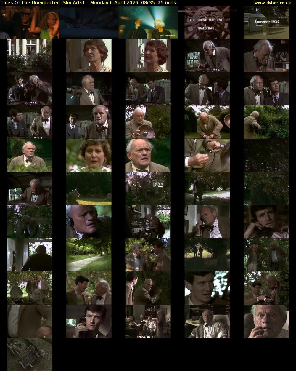 Tales Of The Unexpected (Sky Arts) Monday 6 April 2026 08:35 - 09:00