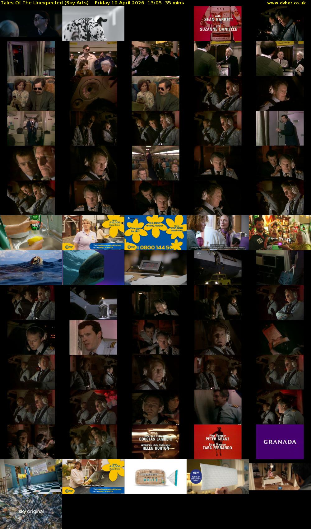 Tales Of The Unexpected (Sky Arts) Friday 10 April 2026 13:05 - 13:40