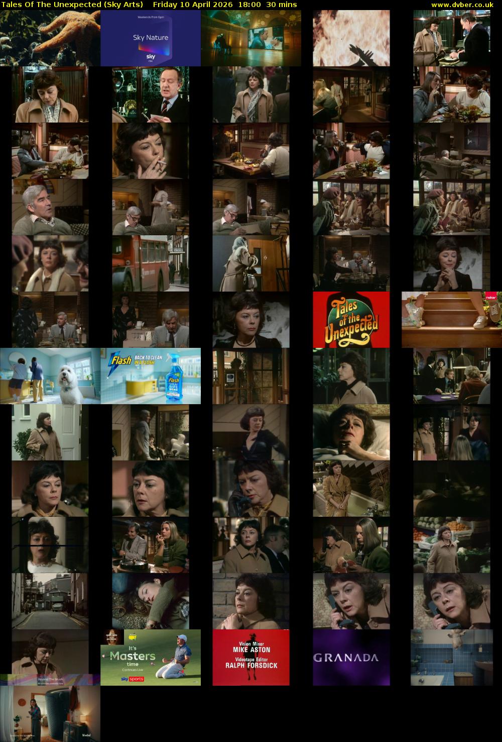 Tales Of The Unexpected (Sky Arts) Friday 10 April 2026 18:00 - 18:30