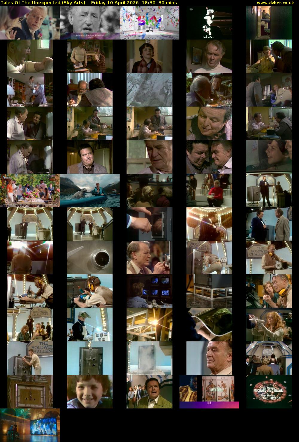 Tales Of The Unexpected (Sky Arts) Friday 10 April 2026 18:30 - 19:00