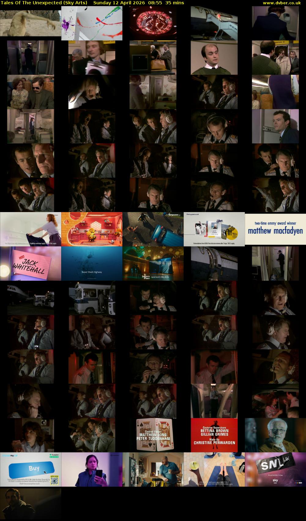 Tales Of The Unexpected (Sky Arts) Sunday 12 April 2026 08:55 - 09:30