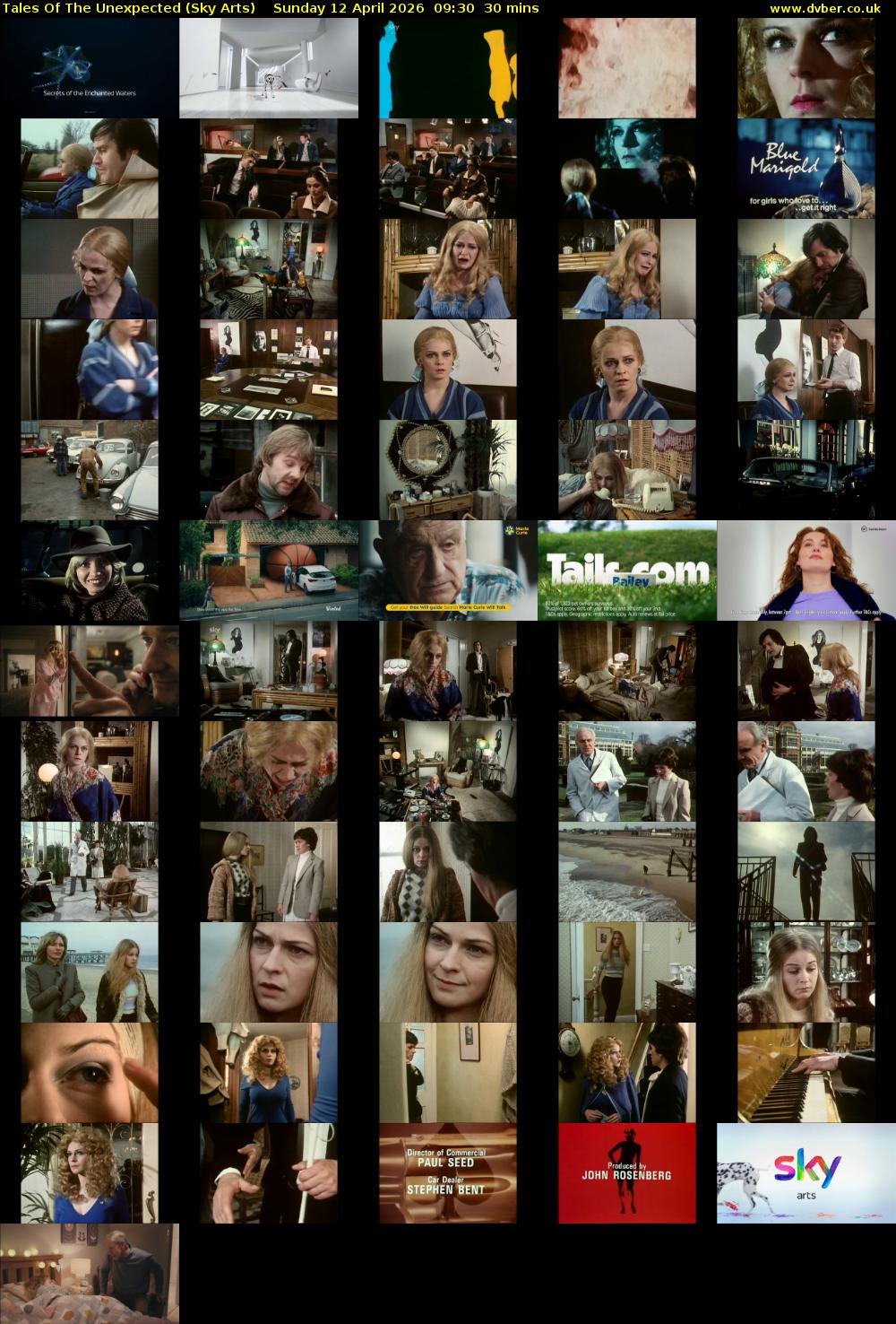 Tales Of The Unexpected (Sky Arts) Sunday 12 April 2026 09:30 - 10:00