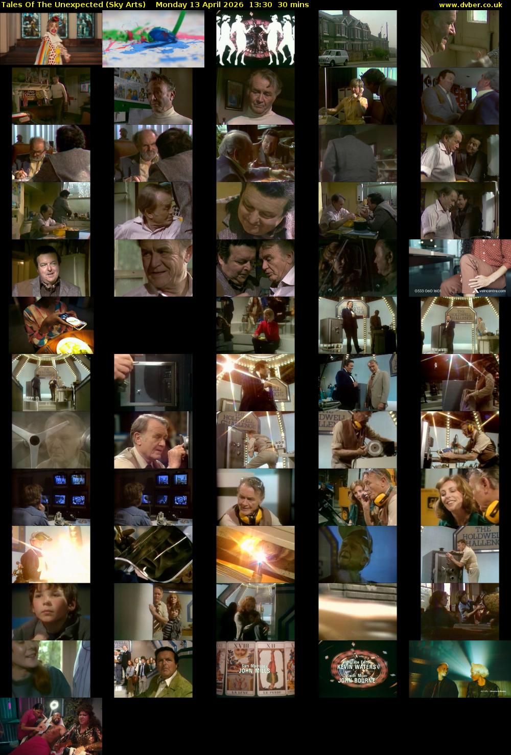 Tales Of The Unexpected (Sky Arts) Monday 13 April 2026 13:30 - 14:00