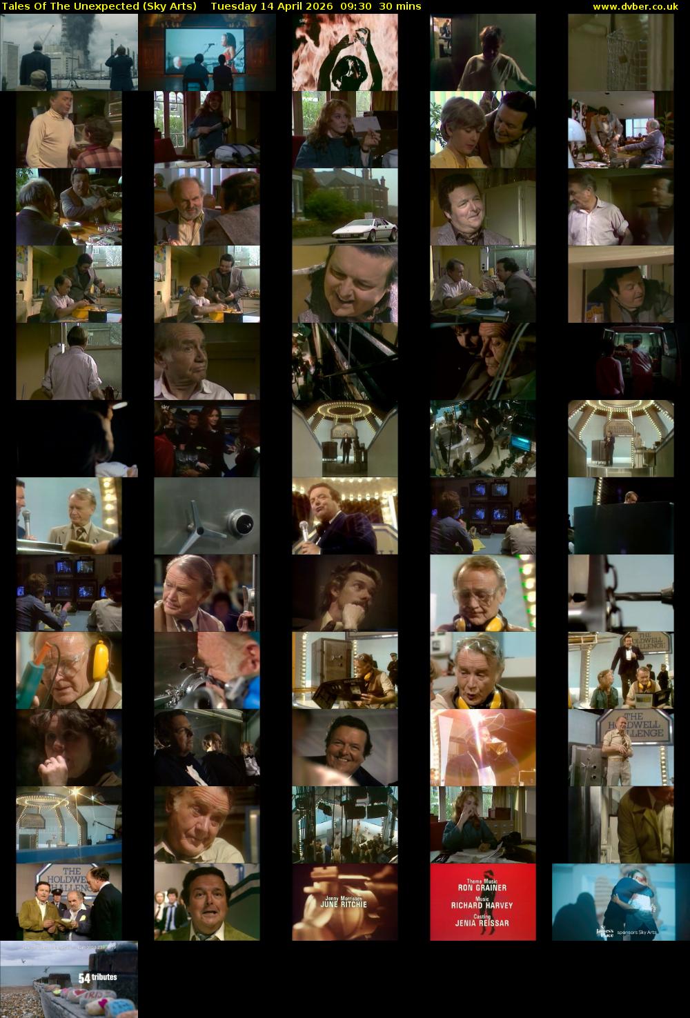 Tales Of The Unexpected (Sky Arts) Tuesday 14 April 2026 09:30 - 10:00