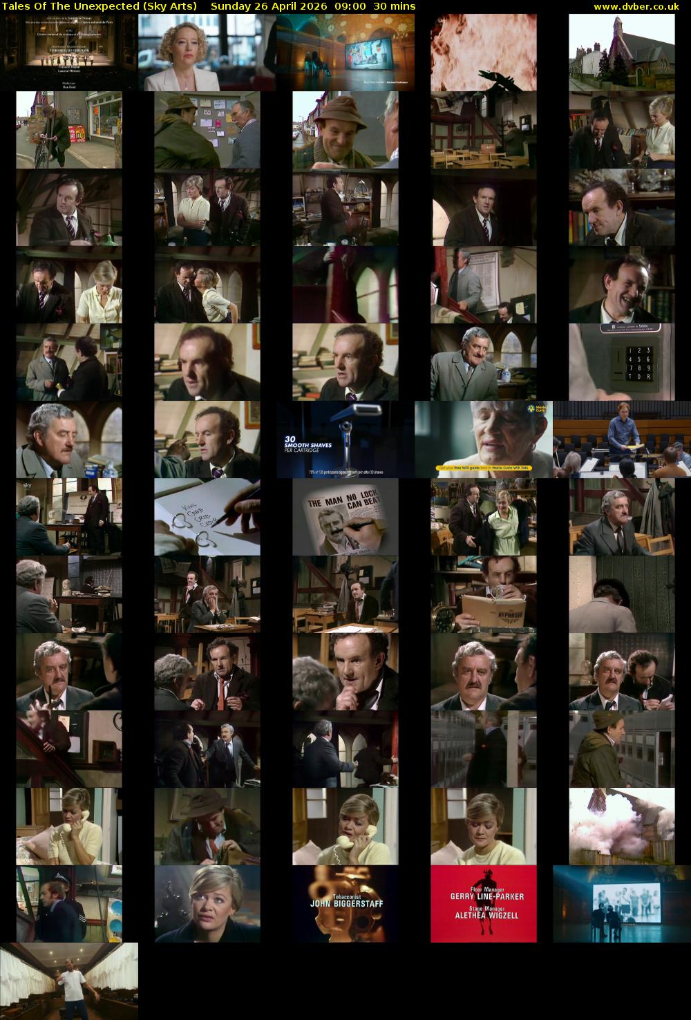 Tales Of The Unexpected (Sky Arts) Sunday 26 April 2026 09:00 - 09:30