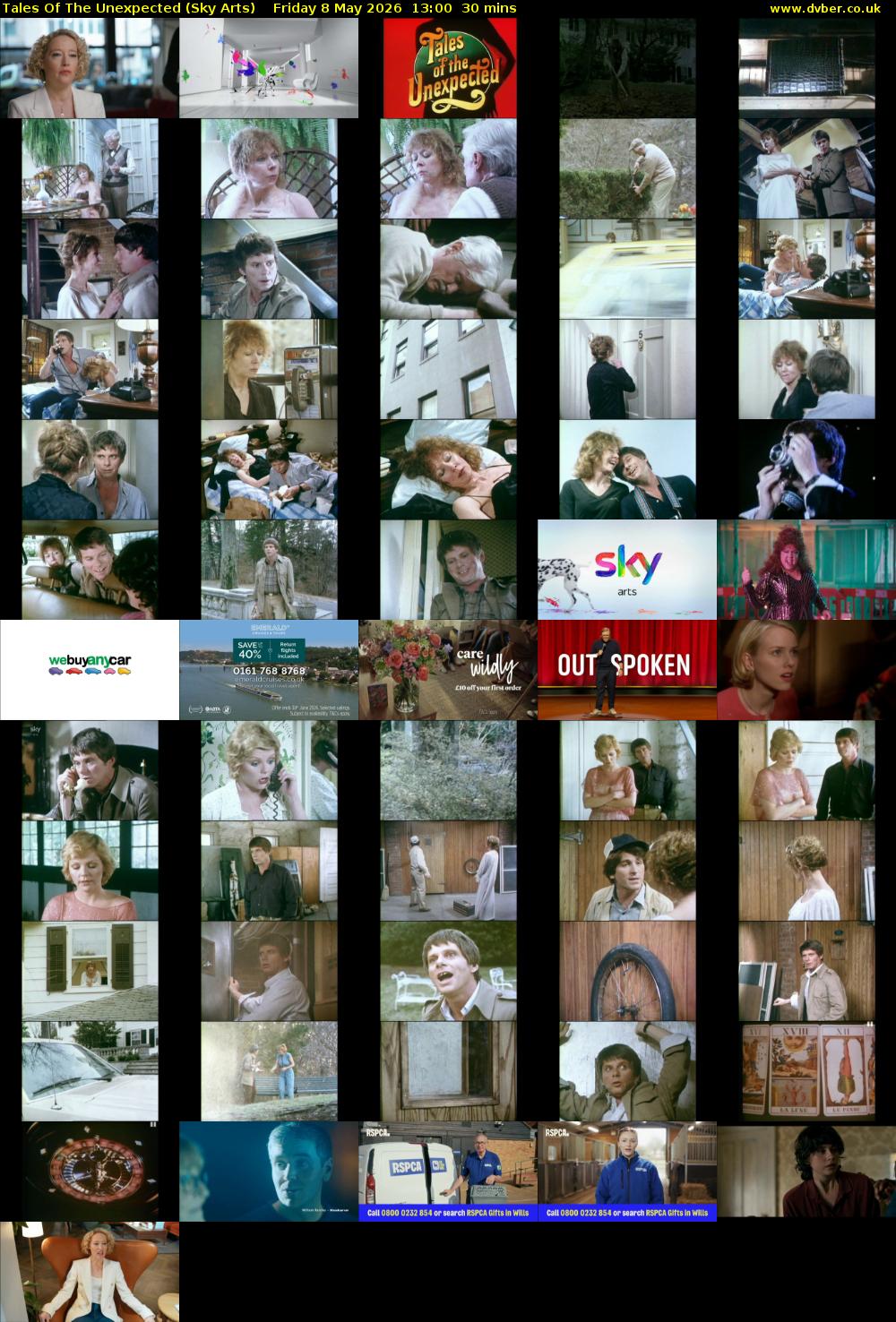 Tales Of The Unexpected (Sky Arts) Friday 8 May 2026 13:00 - 13:30