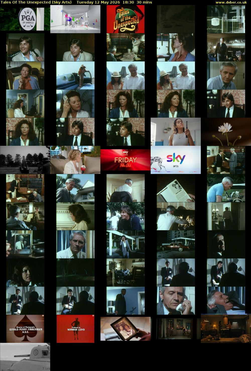 Tales Of The Unexpected (Sky Arts) Tuesday 12 May 2026 18:30 - 19:00