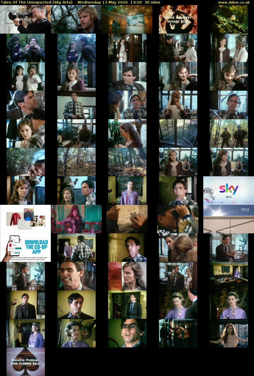 Tales Of The Unexpected (Sky Arts) Wednesday 13 May 2026 13:00 - 13:30